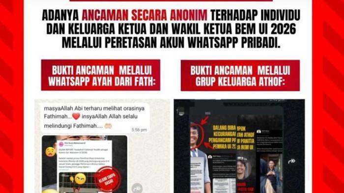 Mencekam, BEM UI 2026 Diancam Pembunuhan dalam 24 Jam Menang Pemira