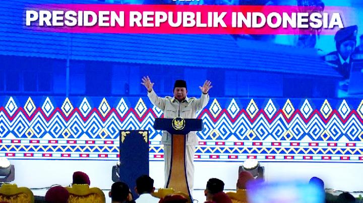 Prabowo Ingin Setiap Sekolah Miliki Lapangan Sepak Bola
