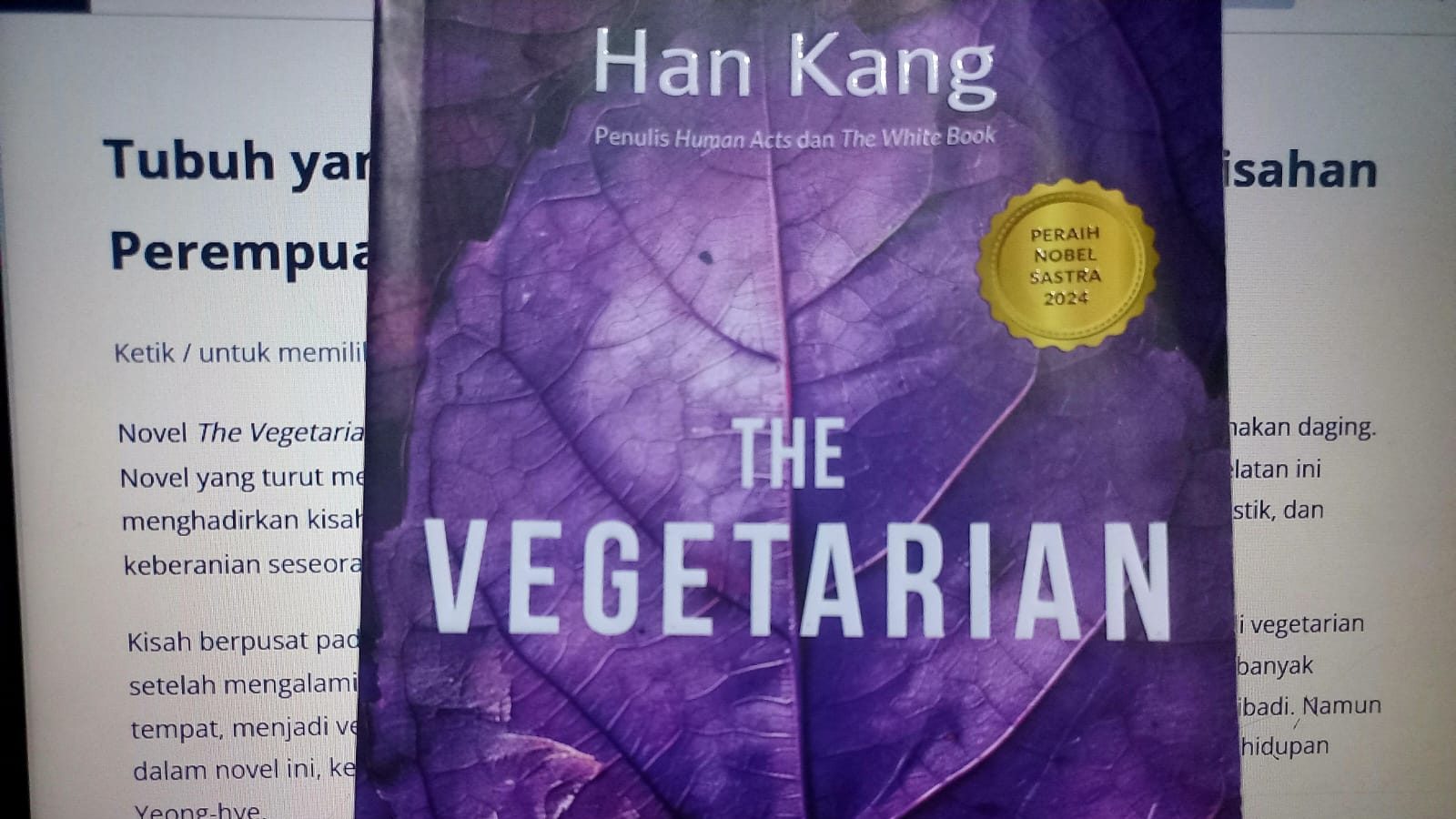 Tubuh yang Memberontak, Membaca Kegelisahan Perempuan dalam Novel The Vegetarian