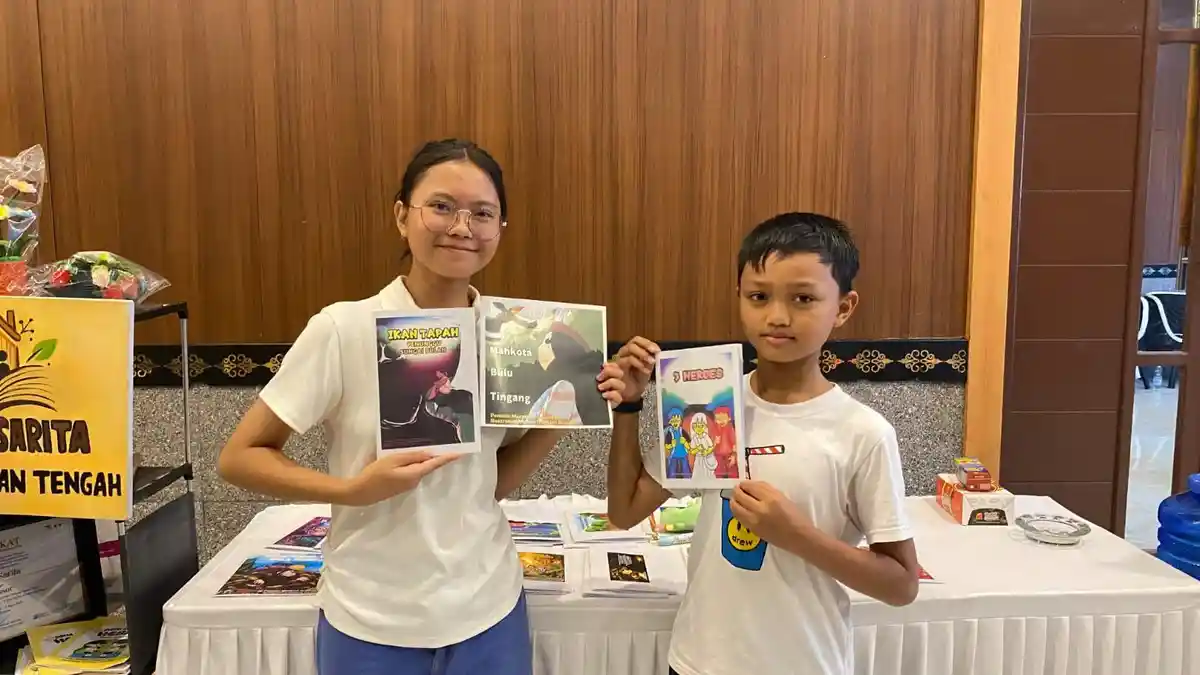 Anak Palangka Raya Ciptakan Buku dari Klub Dongeng dan Ilustrator