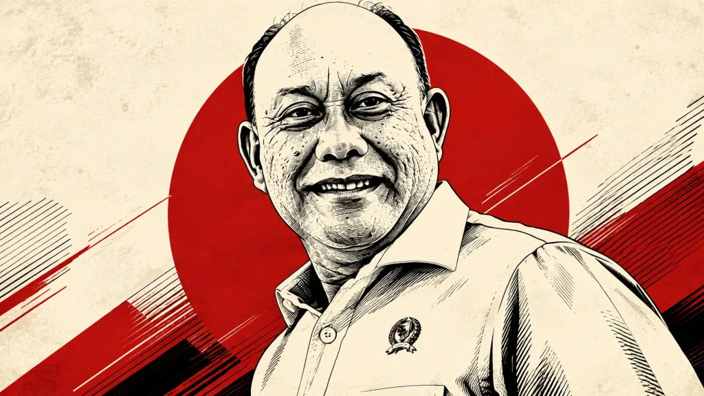 Ilustrasi biopolitik MBG, foto Dadan Hindayana, Kepala Badan Gizi Nasional, usai rapat koordinasi Program Makan Bergizi Gratis (MBG) di Jakarta, 3 Maret 2025
