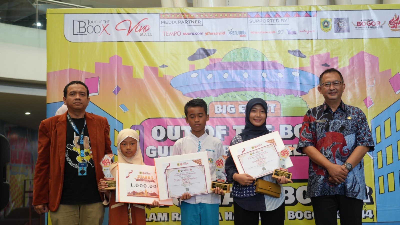 Pemkab Bogor Dorong Budaya Literasi dengan Out of The Boox 2026